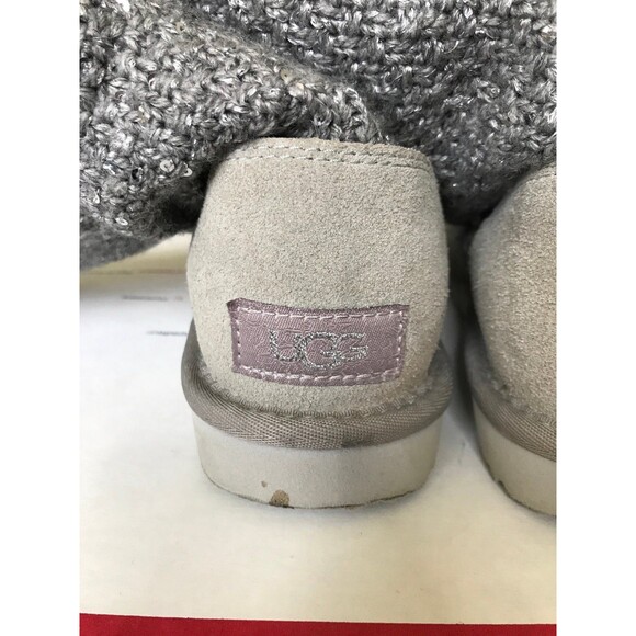 UGG Australia gray kids Sequin Boots 1104669K size 3 eu35 - Picture 5 of 10